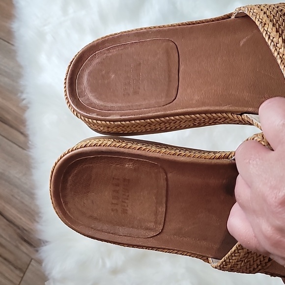 Stuart Weitzman MARIELLA Sandals 10 Women’s Brown Leather - Picture 8 of 9